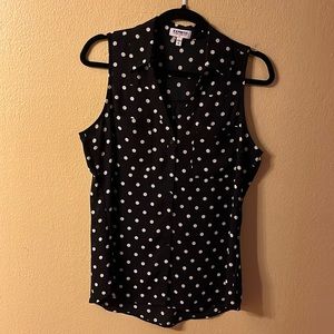 Express Portofino Sleeveless Blouse M